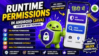 Runtime Permissions in Java Android App | Request & Handle Permissions | IT WALA | HINDI-हिंदी