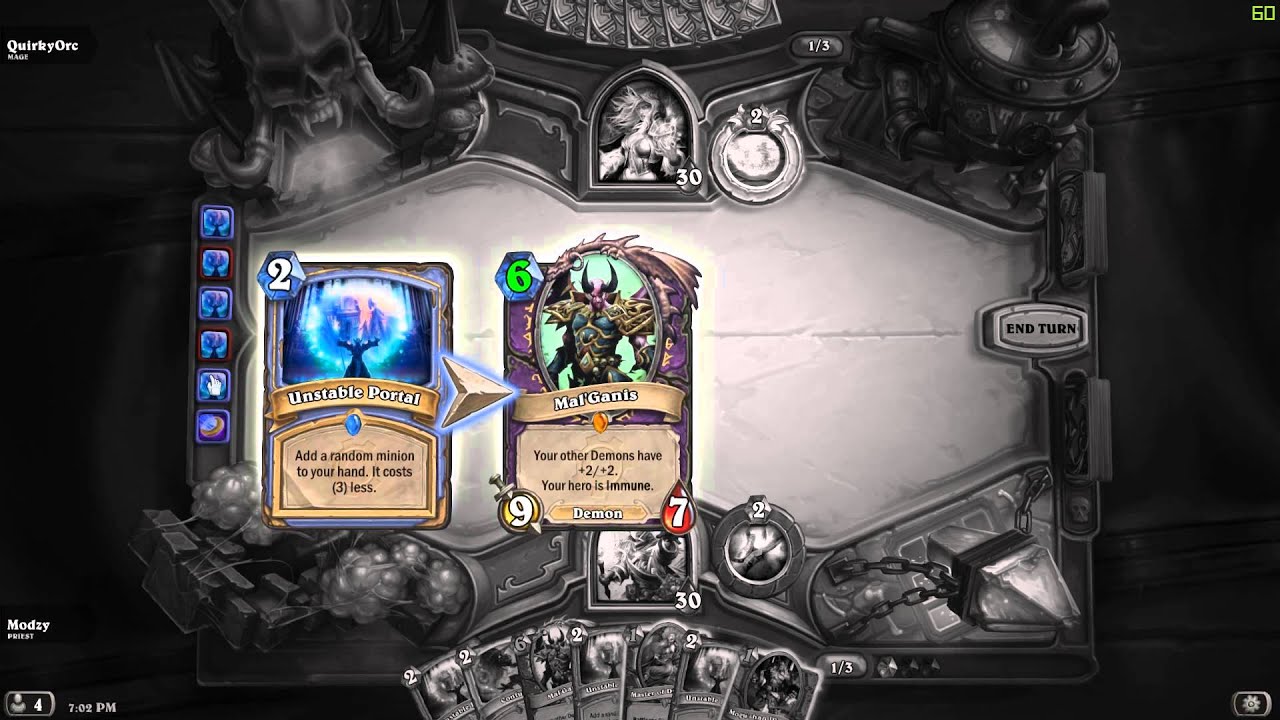 Hearthstone - Modzy - "Master of eSports" (Unstable Portal Tavern Brawl)