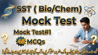 KPPSC SST Bio/Chemistry Mock Test 2026 | SST Bio/Chemistry full mock test | Mock Test one | prepare 