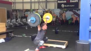 Snatch Pull + Snatch, Snatch Pull + Snatch - Blocks (Below Knee)