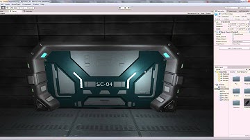 Futuristic Sci Fi Doors Exported From Blender To Unity 3d HD