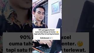 Stop Gabungin Cell Horizontal dengan Merge & Center#excelpemula#tutorialexcel #msexcel #excel#shorts
