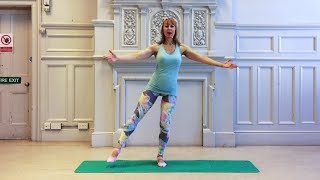 10 minute Standing Pilates and Abs Workout- No Equipment Needed!