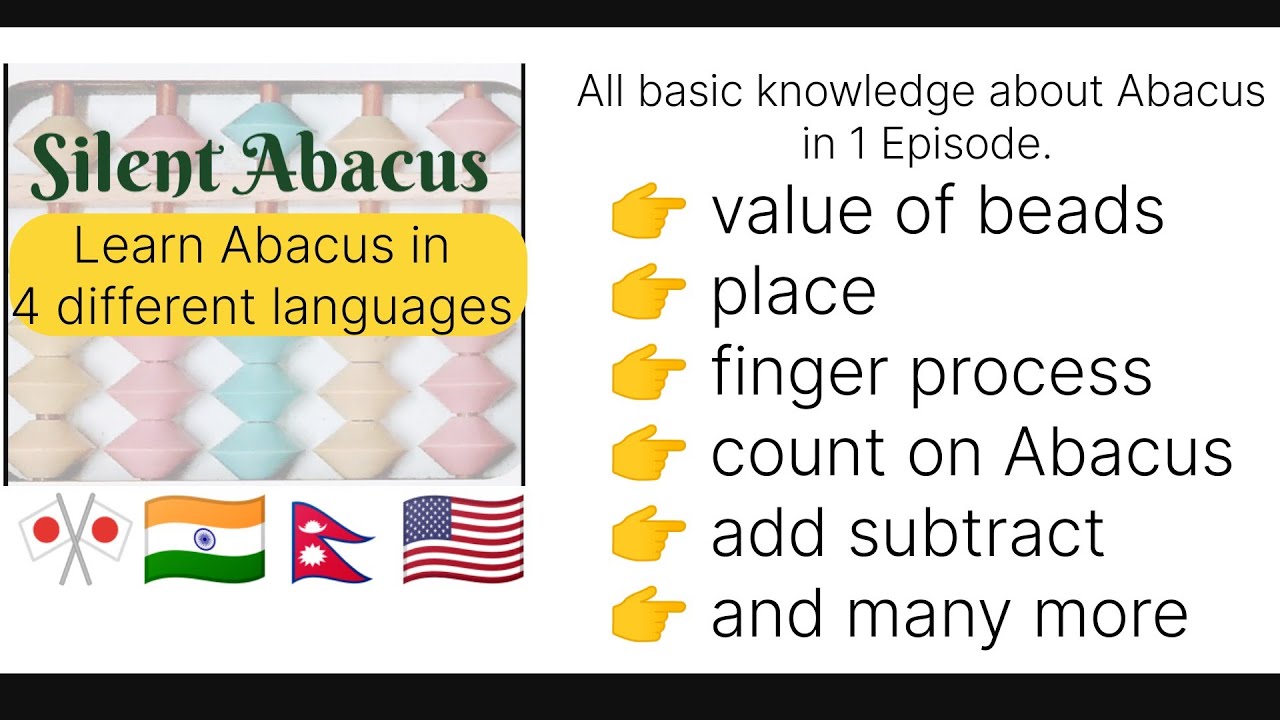 Silent Abacus Tutorial All Basic Rules 