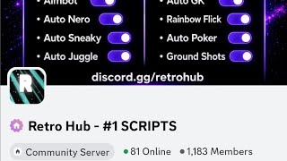 ]SHOWCASING] retro hub touch football script keyless @RetroHubs..