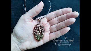 Fairyland by Nata Vysochkova_Pendant &quot;Mystery of the Forest&quot;.