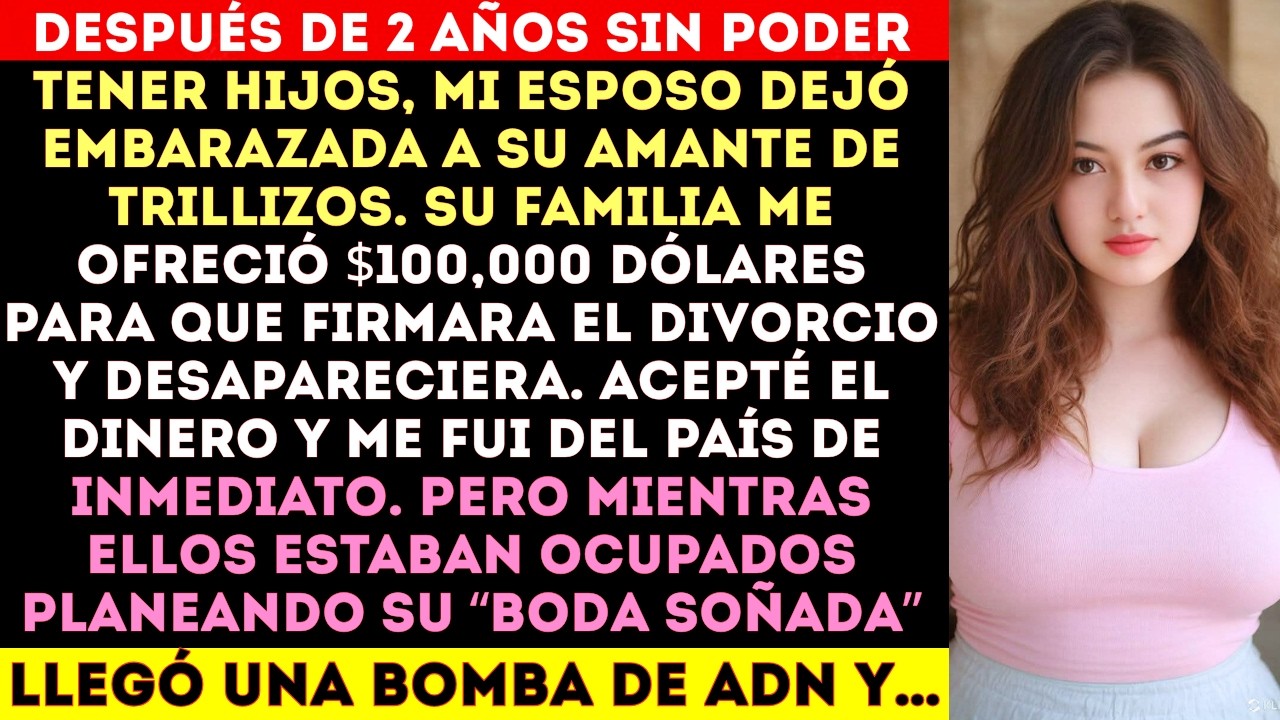 OBLIGADA A FIRMAR el divorcio por $100 mil y desaparecer — una prueba de ADN deja a la #viralvideo