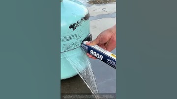 Leak Stopped INSTANTLY ! (Silicone Sealant Demo)
