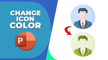 How to change the color of an icon in PPT