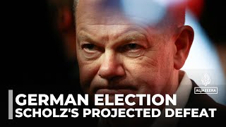 German election: Christian democrats projected to defeat Olaf Scholz