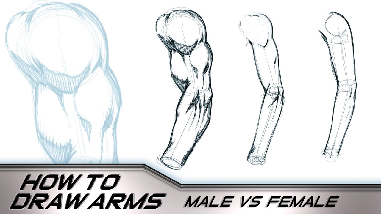 how to draw anime girl arms