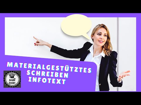 Information text for the 2026 Abitur exam: This is what the task looks like! #materialbasedwriting