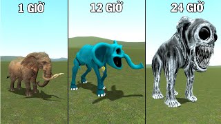 Gmod - 24 giờ biến thành Quái vật Voi Zoonomaly (Monster Elephant) | GHTG