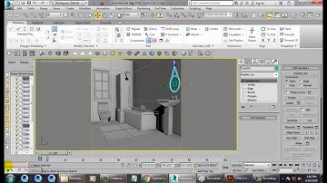 Tutorial on Modeling ,Texturing and Lighting a Bathroom in 3dsmax ( Part 4)