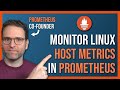 Monitoring linux host metrics with prometheus  node exporter setup scrape query grafana