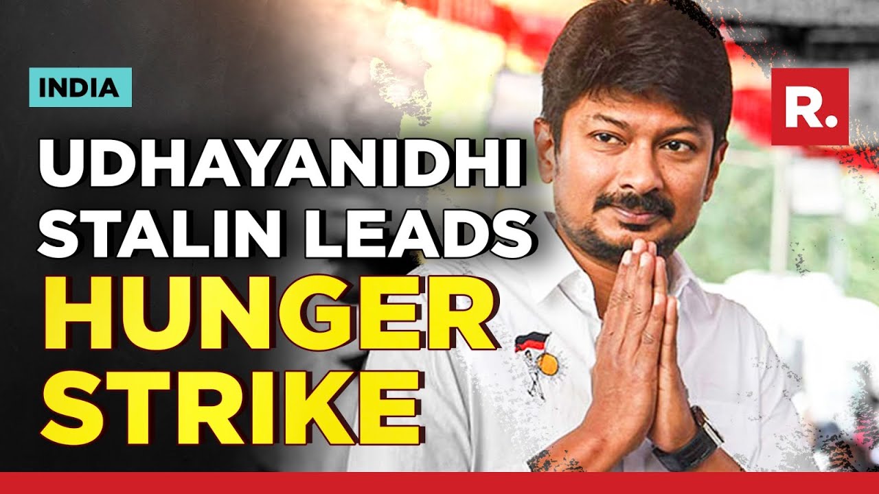 DMK Netas On Day-Long Hunger Strike Seeking Ban on NEET