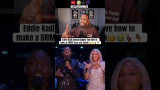 Eddie Kadi shows Rapper Eve how to make a GRIME face and skank🤣😭👆🏾👇🏾 #eve #mobos #grime
