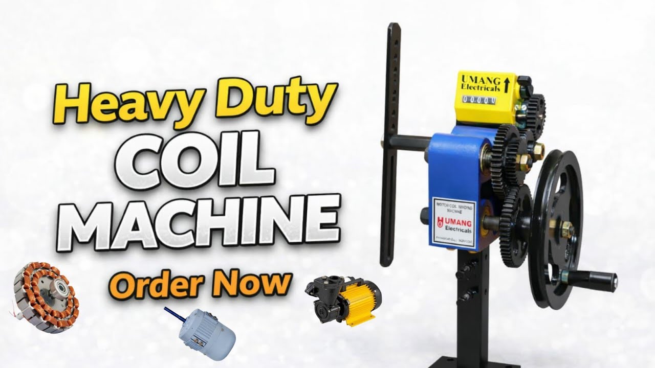 Umang 1/5 coil winding machine Unboxing and review | motor coil winding machine 