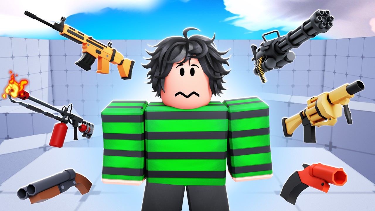I Tried Winning with EVERY Gun in Rivals