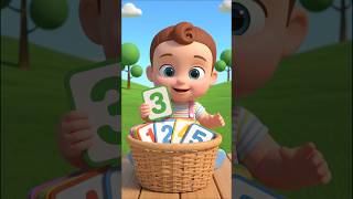 Number Song | Learn Numbers 1 to 10 | Nursery Rhymes &amp; Kids Songs #shorts #childrensongs #babysongs