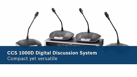 Bosch Security - CCS 1000 D Digital Discussion System