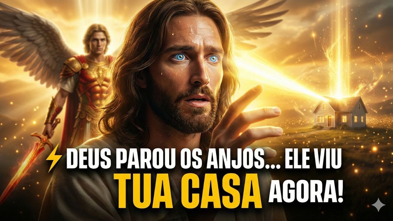 ⚡ DEUS MANDOU PARAR OS ANJOS... ELE VIU UMA LUZ NA TUA CASA AGORA!