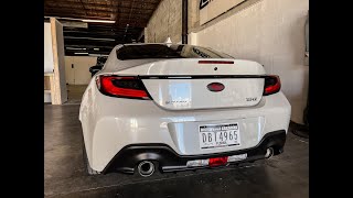 3D Carbon Fiber Front and Rear Emblem Overlays - 2022  BRZ
