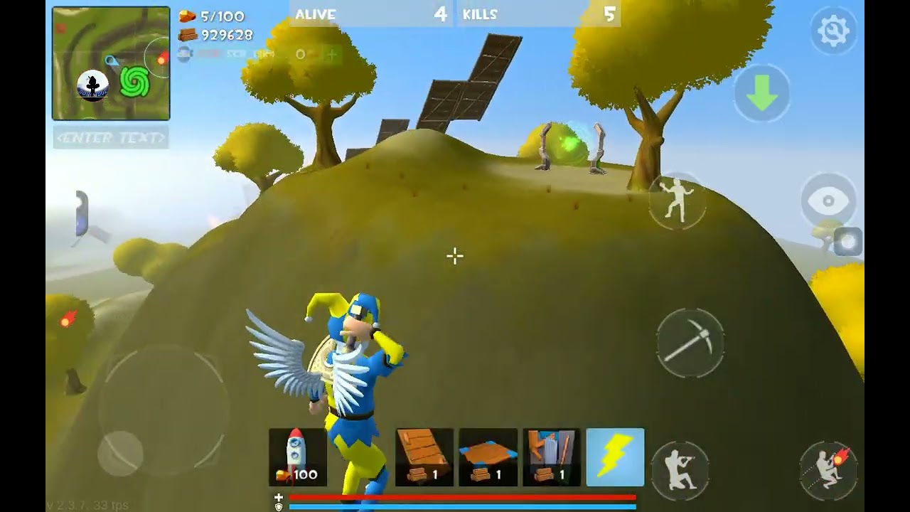 Gameplay rocket royale