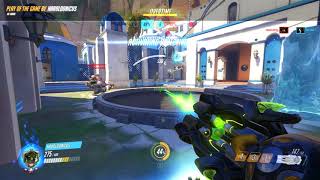 Quad Environmental Kill POTG with Orisa - Overwatch