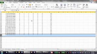 COE Student Evaluation Spreadsheet