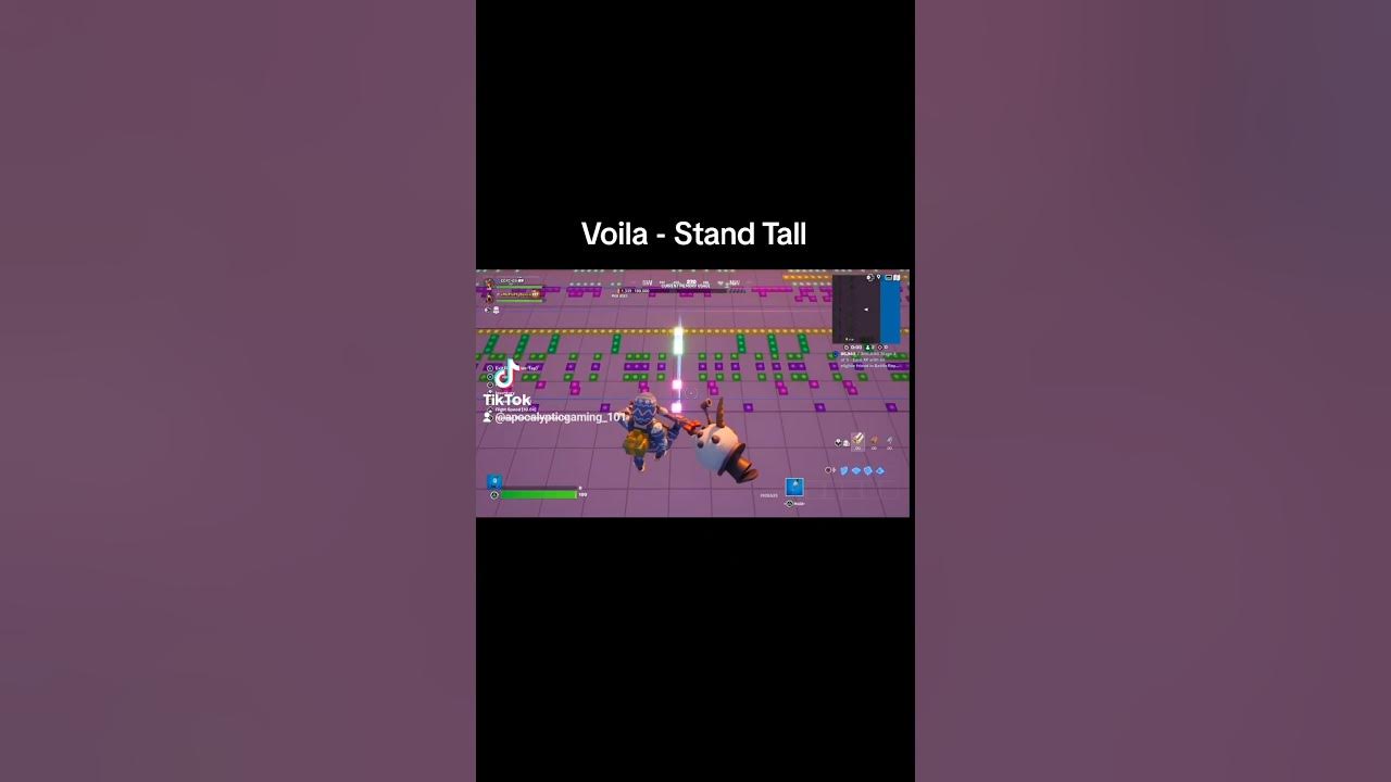 I Made STAND TALL By VOILA In FORTNITE! voila standtall tallgirl 