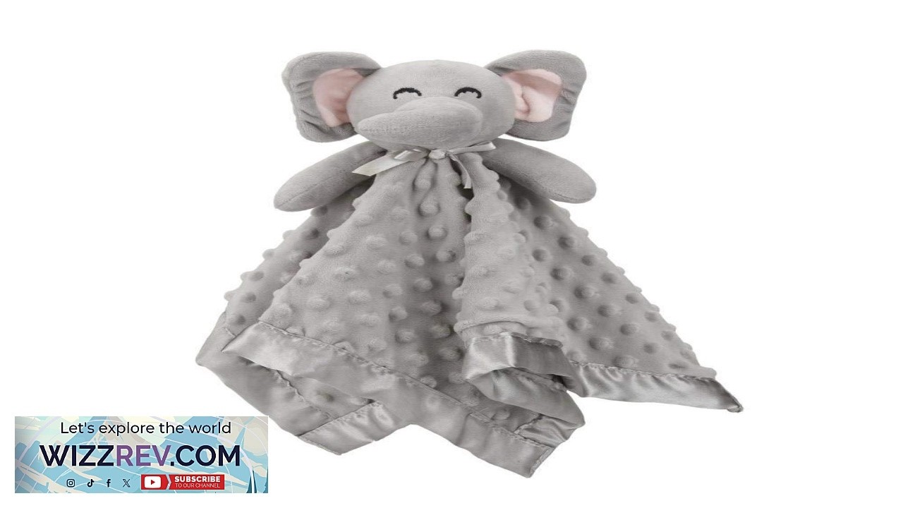 Pro Goleem Elephant Security Blanket Soft Lovey Unisex Lovie Baby Gifts