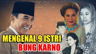 Kisah Cinta Bung Karno dgn Sari Ratna Sari❗Inilah Fakta 9 Istri Soekarno, Siapa Paling Cantik⁉️