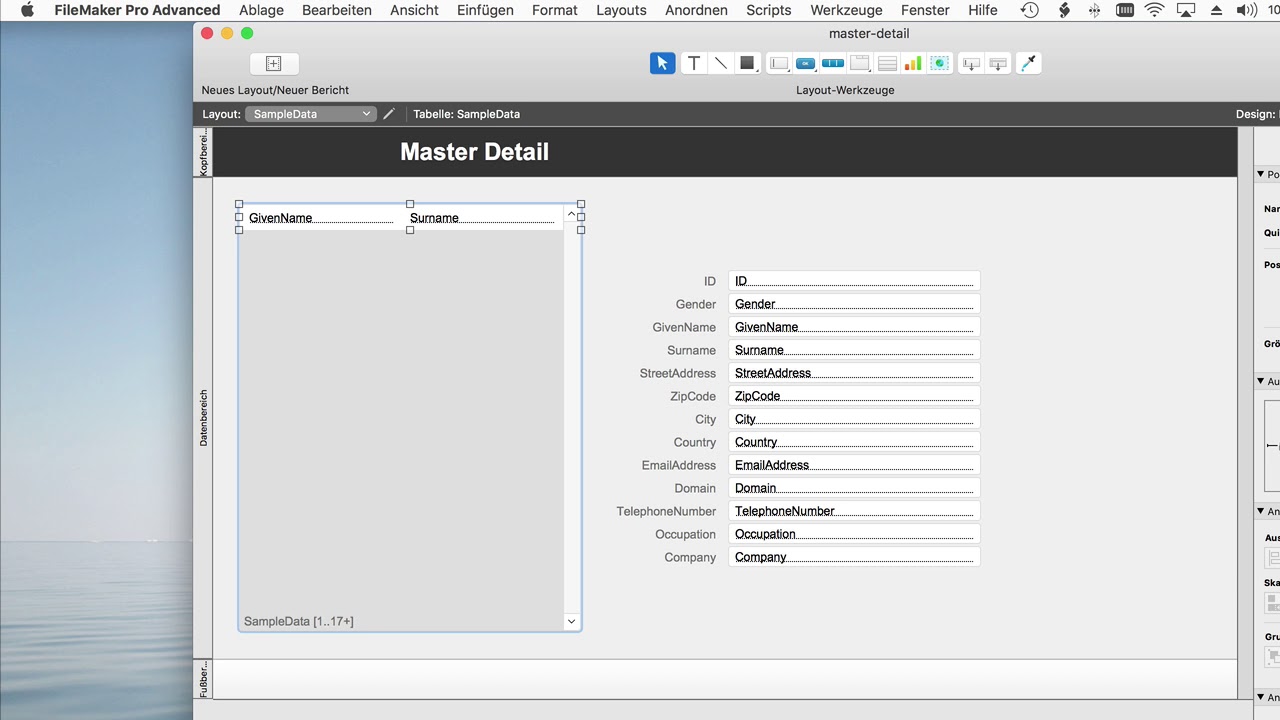 FileMaker Pro 17 Advanced: Master Detail - YouTube