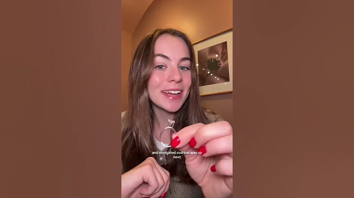 What a 2CT Elongated Cushion Diamond Looks Like on 3 Different Ring Sizes 💍  | #shorts