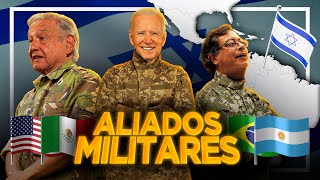 Los 6 ALIADOS MILITARES de ISRAEL en AMÉRICA