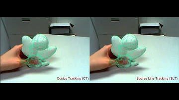 Model-based tracking of rigid curved surfaces - Experiment II