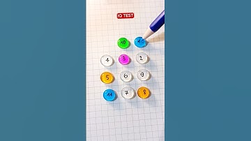 Nối giọt nước từ 1 đến 10 #shorts #iqtest #quiz #questions #solution