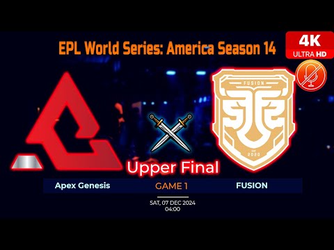 Apex Genesis vs FUSION 1 Highlights | Upper Final| EPL World Series | [07-Dec-24]