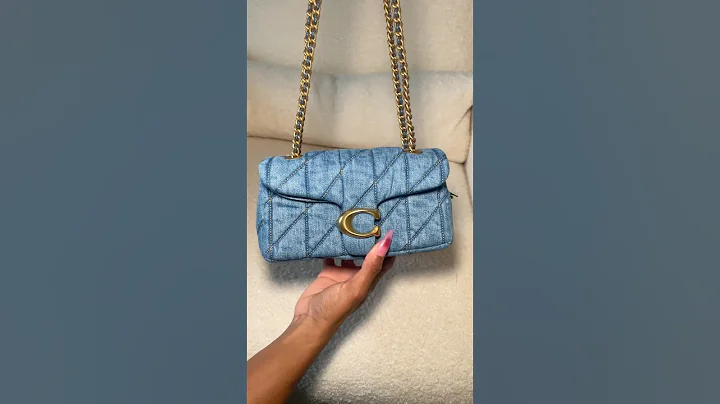 My first Coach Bag 🥹 | Coach Tabby Shoulder 20 Denim Unboxing 🦋✨