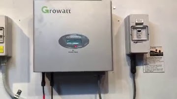 Growatt Solar Inverter No AC Connection