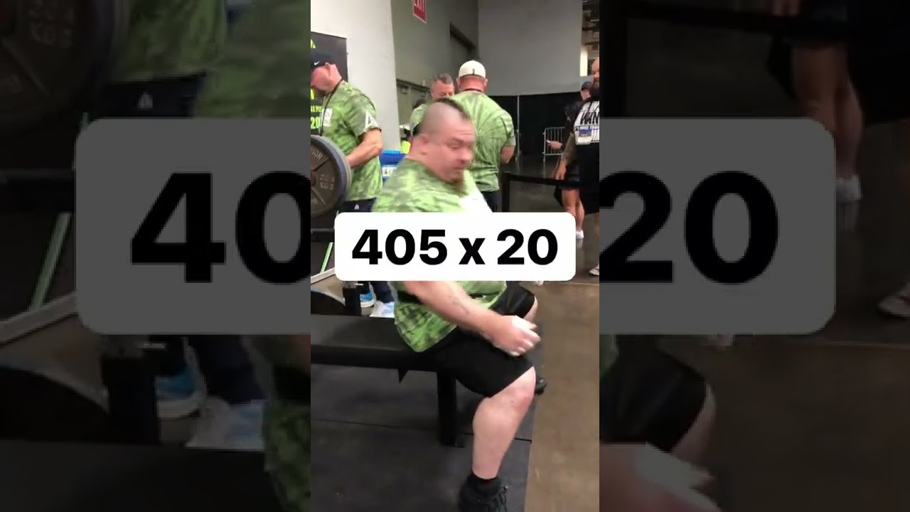 Powerlifter Jimmy Kolb Smashed A 405 lbs Raw Bench Press With Insane 20