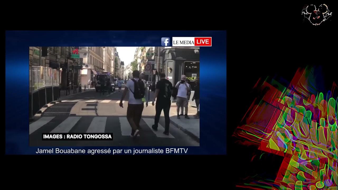 Igor Sahiri de BFM agresse Jamel Bouabane gilet jaune YouTube