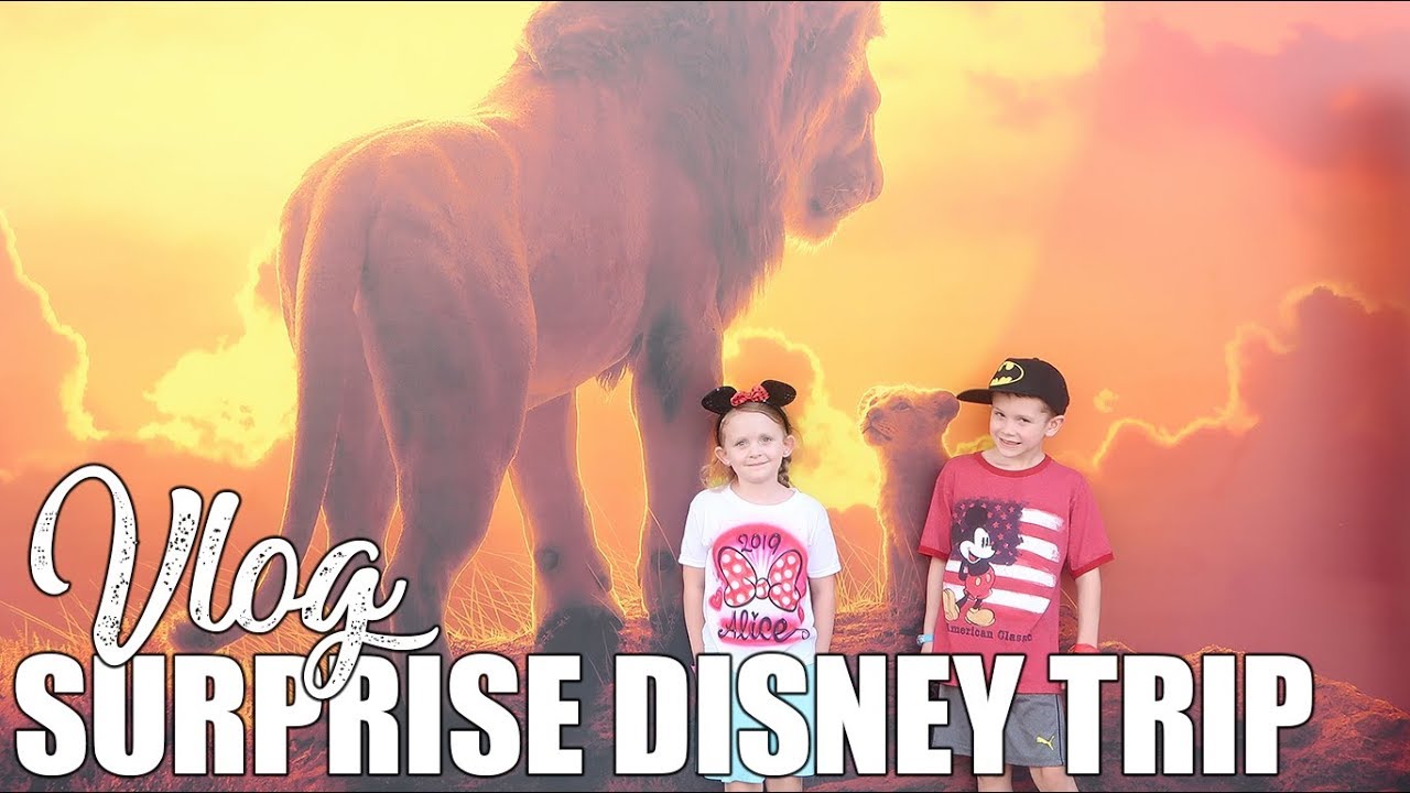 Surprising Our Kids with a Trip to Disney World | Their Reactions | Travel Vlog