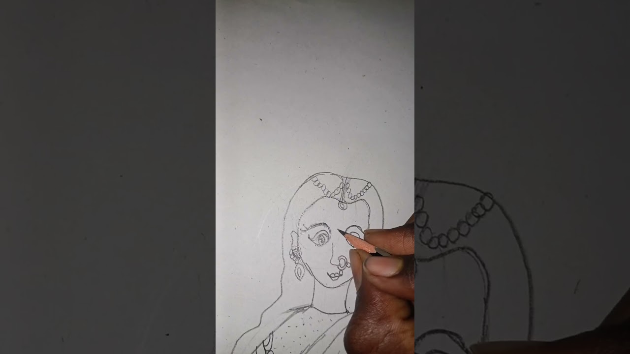 Saraswati drawing 🔱