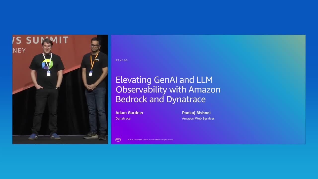 AWS Summit Sydney 2025: Elevating generative AI and LLM observability