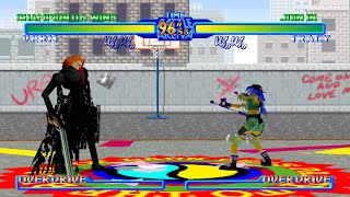 Toshinden URA [Saturn] - play as Vermilion