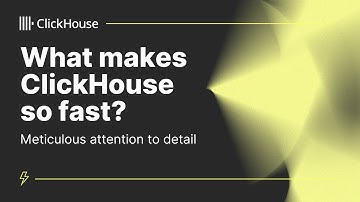 Meticulous attention to detail | Why is ClickHouse fast? (Part 7)