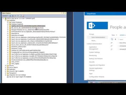 SharePoint 2013 Tutorial - Rename Application Database Prerequisites