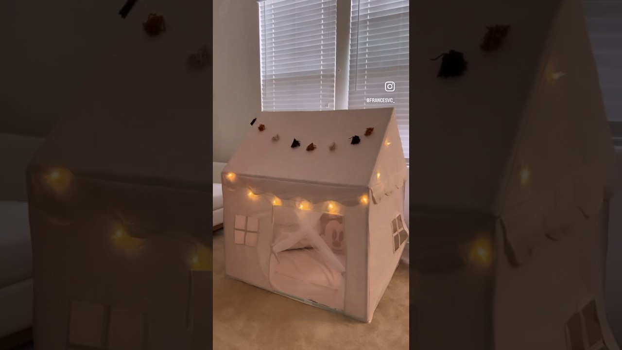 Unbox + Assemble this play tent w me!!! 